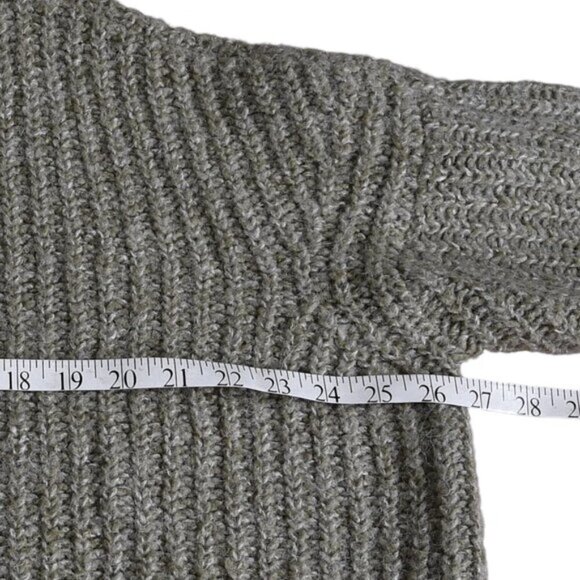 Zara Knit Oversized Turtleneck Sweater Chunky Knit Size Large - Picture 8 of 10